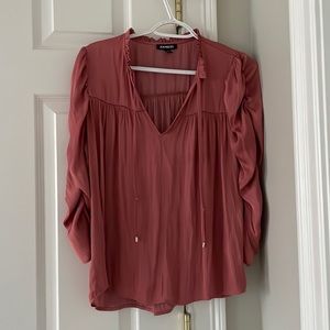 Ruffled Sleeves Blouse - Express